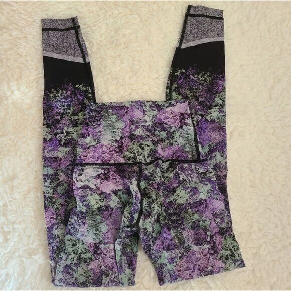 Lululemon Vivid Vision Wunder Under Hi-Rise Tight Leggings Size 2 - Picture 7 of 15